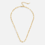 Gold Chain Link Necklace