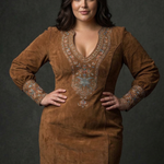 Grace | Suede-Effect Mini Dress