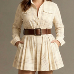 Heidi | Checked Mini Dress with Belt