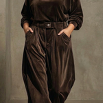 Maggie | Velvet Hoodie and Pants Set