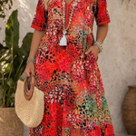 Rachel | Vibrant Midi Dress