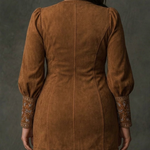 Sofia | Soft Suede-Effect Dress