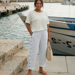 Elena | Striped Summer Pants