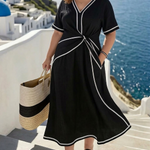 Genesis | Flattering V-Neck Dress