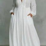 Elizabeth | Button-Front Maxi Dress
