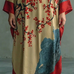 Madelyn | Plum Blossom Batwing Maxi