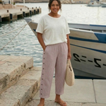 Elena | Striped Summer Pants
