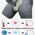 Dual Pouch Men's Long Legs Sports Boxer Briefs