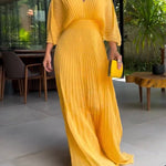 Rhoslyn | Floating Ribbed Maxi Dress