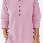 Margaret – Long Sleeve Solid Knit Sweater