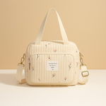 Quilted baby travel bag with insulated interior | Harper