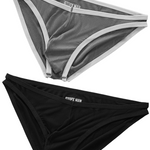 Sexy V-shape Low-rise Threaded Bikini For Men