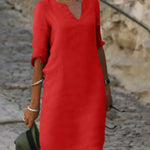 Jakayla | Elegant Dress with V-Neck