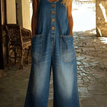 Sophia | Vintage Wash Denim Overalls
