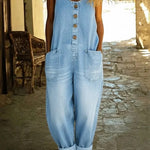 Sophia | Vintage Wash Denim Overalls