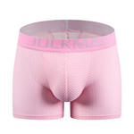 Sponge Cushion Mesh Buttock Boxer Briefs