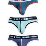 3 Pack Men's Seamless Ice Silk Comfy Underwear