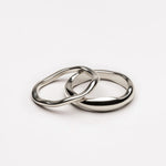 Twin Glow Stackable Ring Duo