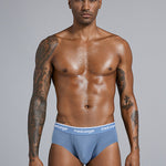 FreeLonger Men's Comfy Separate Support Pouch Briefs