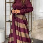 Yvonne | Striped Maxi Dress