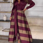 Yvonne | Striped Maxi Dress