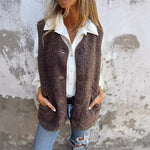 Sophia | Button-Down Short Warm Vest