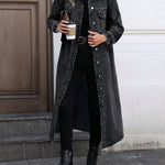 Maya | Stylish Long Denim Jacket