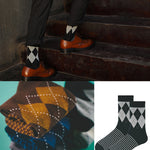 5 Pack Men's Vintage Diamond Socks
