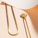Golden Radiance Necklace Layered Set