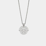 Sun Pendant Necklace in Silver or Gold