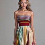 Lucida | Effortless Strapless a-Line Dress