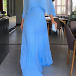 Rhoslyn | Floating Ribbed Maxi Dress