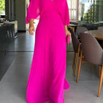 Rhoslyn | Floating Ribbed Maxi Dress