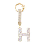 Sparkle Initial – Bag Charm (Silver)