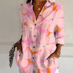 MELODIE™ – Elegant Floral Button Shirt