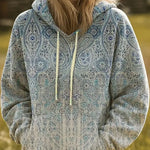 Ava™ | Bohemian Multicolor Patchwork Hoodie