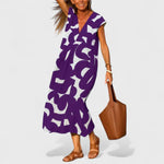 Valery™ | Flowing V-Neck Dress