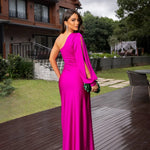 Estella™ - One-Sleeve Evening Dress