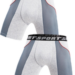 2 Pack Men's Sports Anti-friction Mesh Boxer Briefs