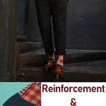 3 Pack Retro Ethnic Jacquard Calf Socks