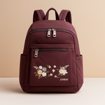 Floral embroidered travel backpack | Daisy