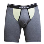 Dual Pouch Men's Long Legs Sports Boxer Briefs