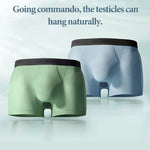 Men's Cooling Separate Pouch Boxer Briefs Dual Pouch Underwear