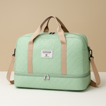 Weekender duffle bag with shoe compartment for women | Florence