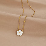 Greatness Bloom Flower Pendant Necklace