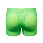 Sponge Cushion Mesh Buttock Boxer Briefs