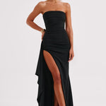 Sasha | Strapless Luxe Maxi Dress