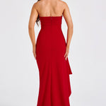 Sasha | Strapless Luxe Maxi Dress