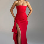 Sasha | Strapless Luxe Maxi Dress