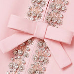 Zoe Bow with Crystal Embellished Midi Dress